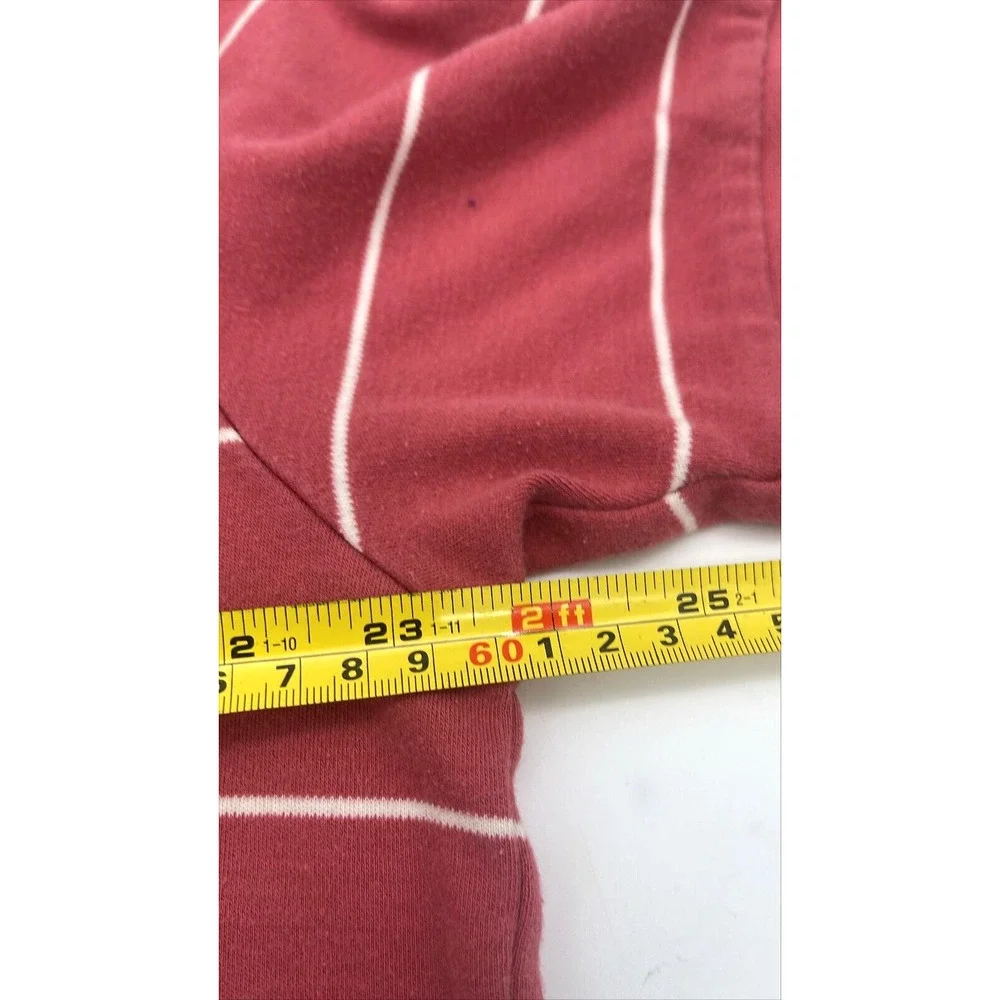Polo Ralph Lauren Shirt Men’s Large Pink Striped Short Sleeve Soft Mesh